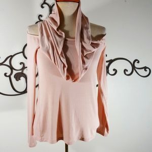 BCBGMaxazria Cowl or Odd Shoulder Womens Size Medium Top NWT
